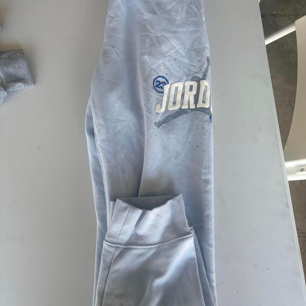 Jordan Blue and Grey Joggers-tracksuits